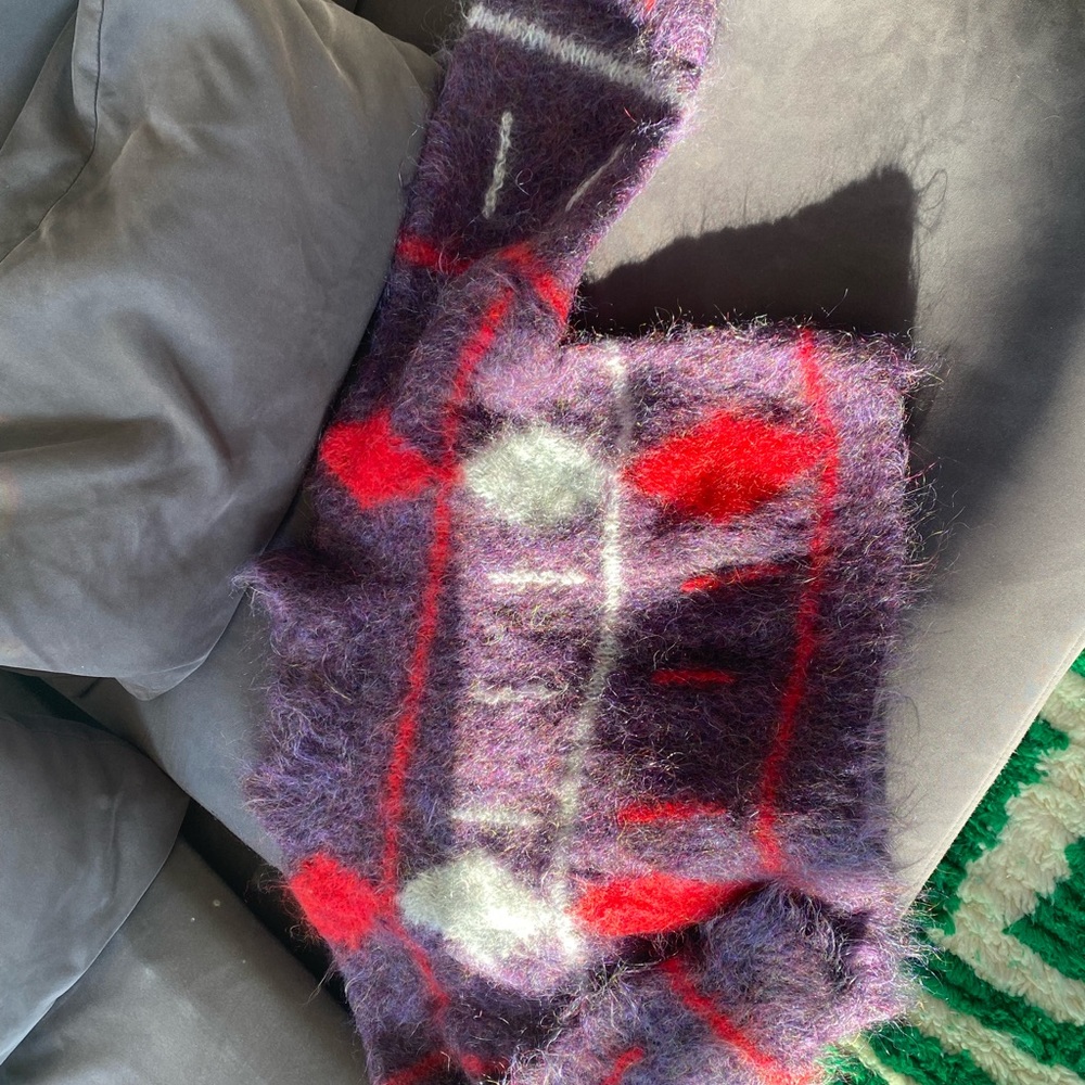 Vintage Cropped Mohair Sweater - Picture 2 of 3